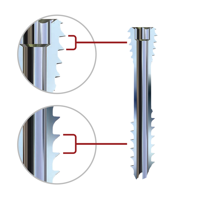 Differential Thread Pitch